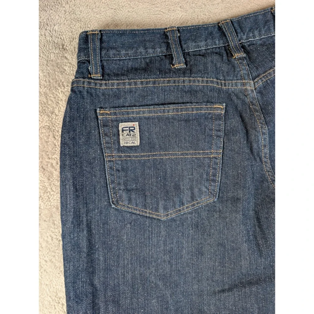Tyndale FRMC Mens Flame Resistant Work Jeans Dark Wash Made in USA J24MT 34x32